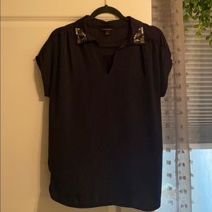 Banana Republic Jewel Collar Blouse, Size M